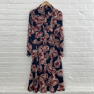 Who What Wear Midi Button Down Dress (Size:L)